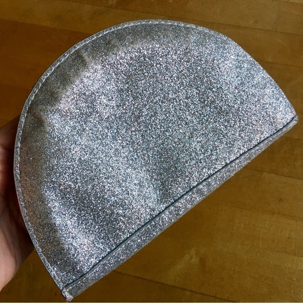 Silver Glitter Rainbow Zip Purse - Picture 5 of 14